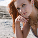 Clovelly Turquoise Hoops